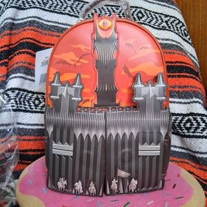 Loungefly Lord Of The Rings Black Gates Mini Backpack NWT BAM Exclusive